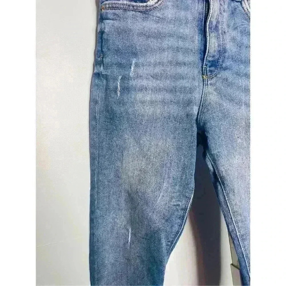 Zara Premium '80s High Waist Old Blue Skinny Jeans size 4 New without tag - Picture 3 of 6
